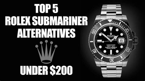 rolex submariner substitute|affordable submariner homage under 200.